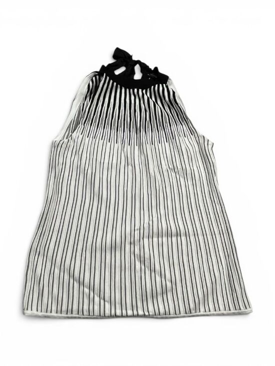 White House Black Market Tops - White House Black Market Halter Neck Top Striped Breathable Layering Blouse S